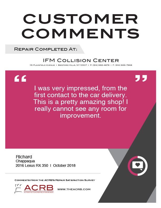 Customer Comment